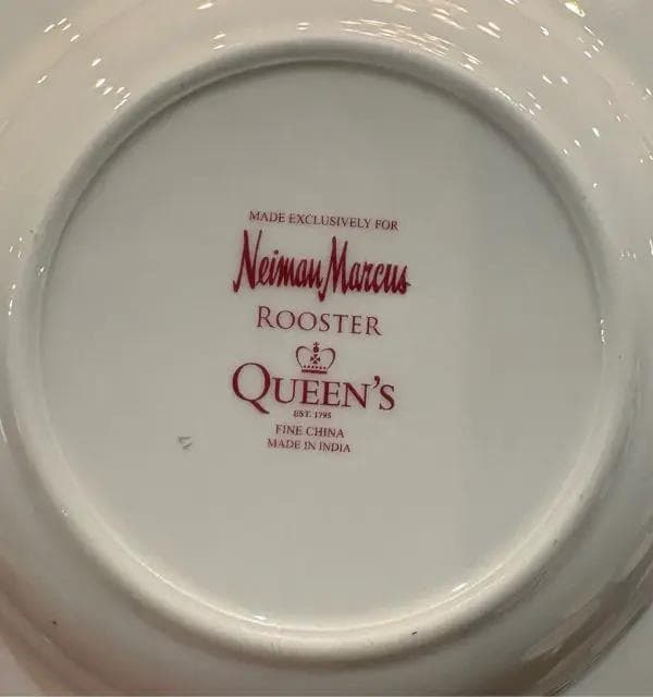 Neiman Marcus "Rooster" Dinnerware Set of 2 - Thumbnail 6