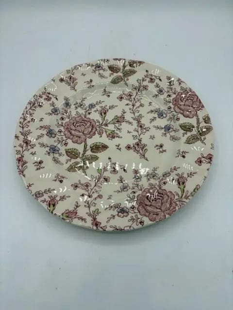 Johnson Brothers "Rose Chintz" Dinnerware Set of 8 And Tea Pot - Thumbnail 5