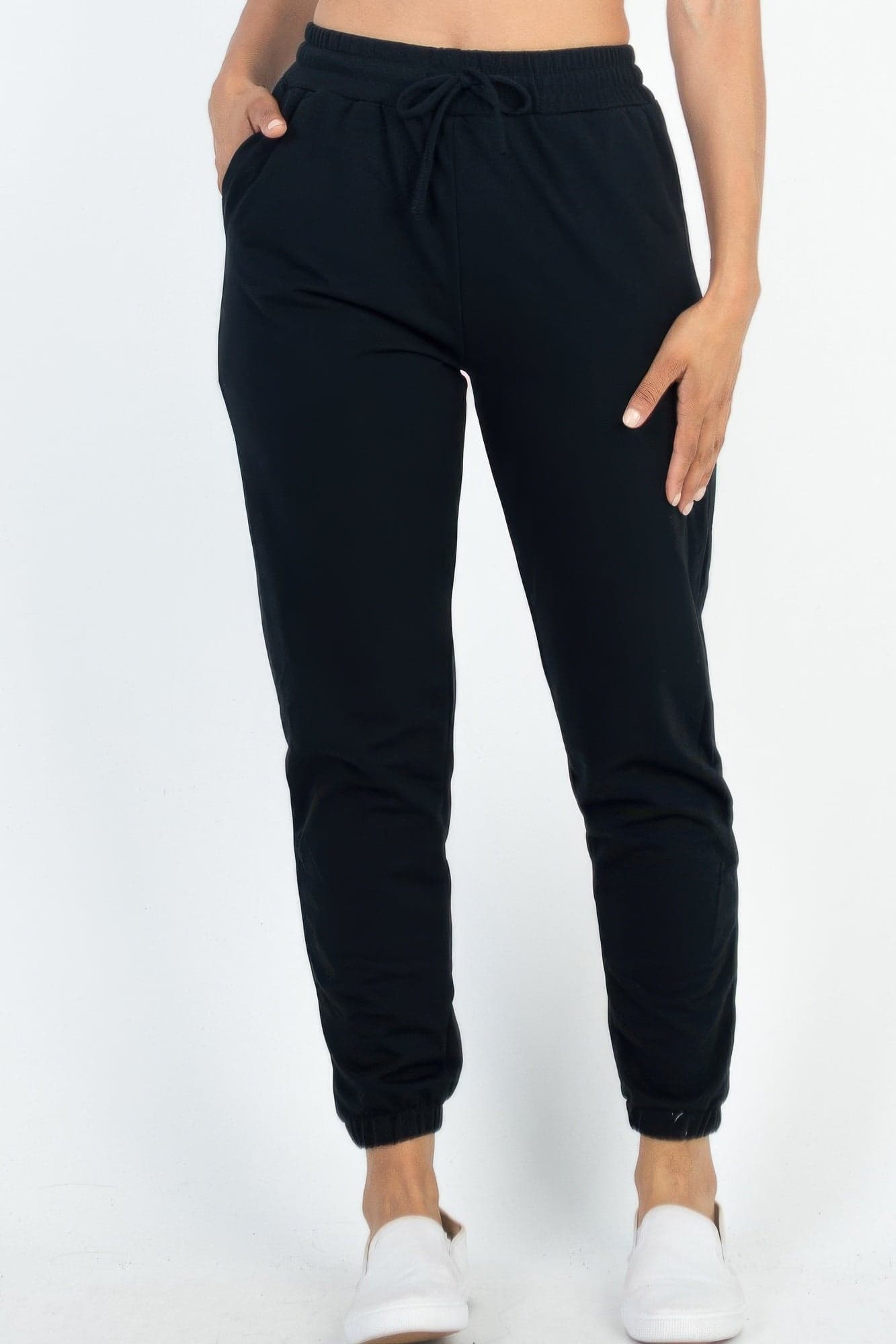 French Terry Jogger Pants - Downtown brown / M - Thumbnail 7