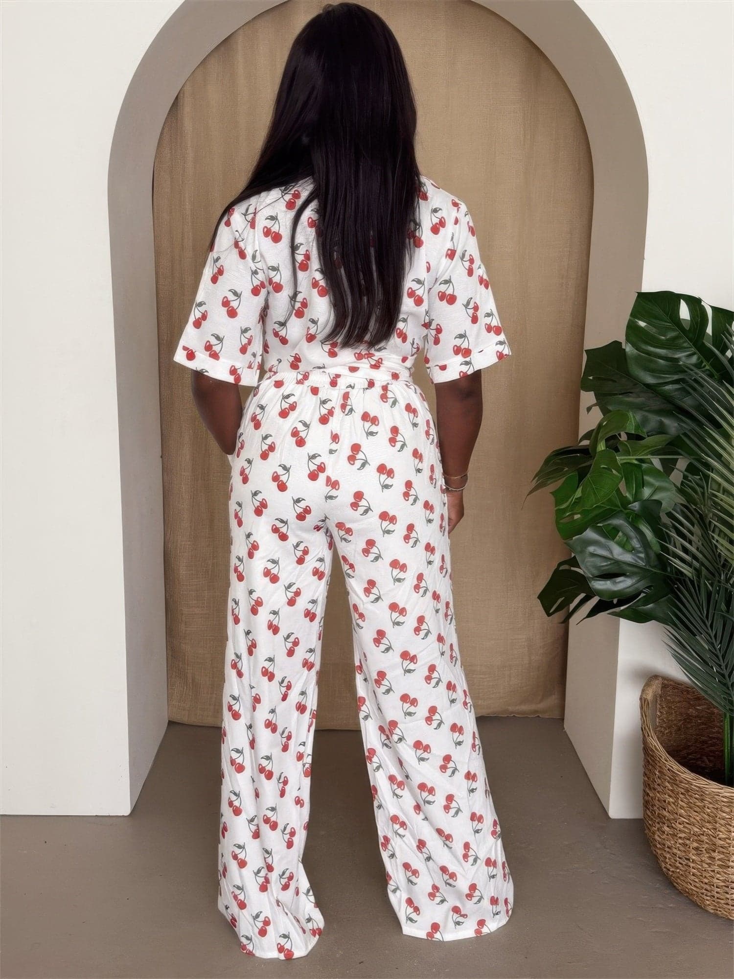 Cherry Pop Wide-leg Set - S - Thumbnail 3