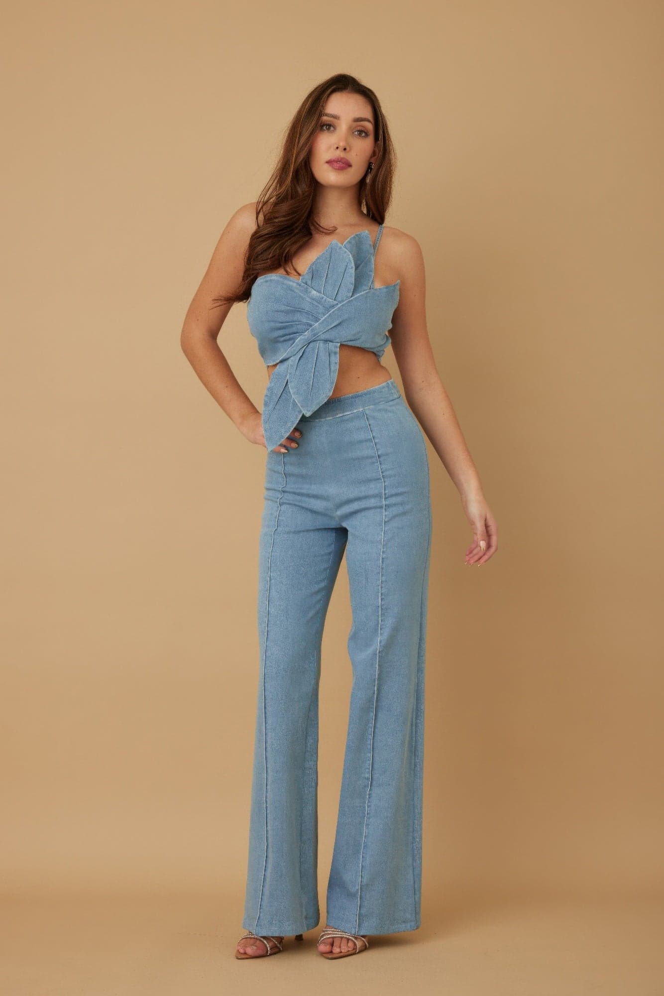 Single Strap Wrap Flower Set - M - Thumbnail 3