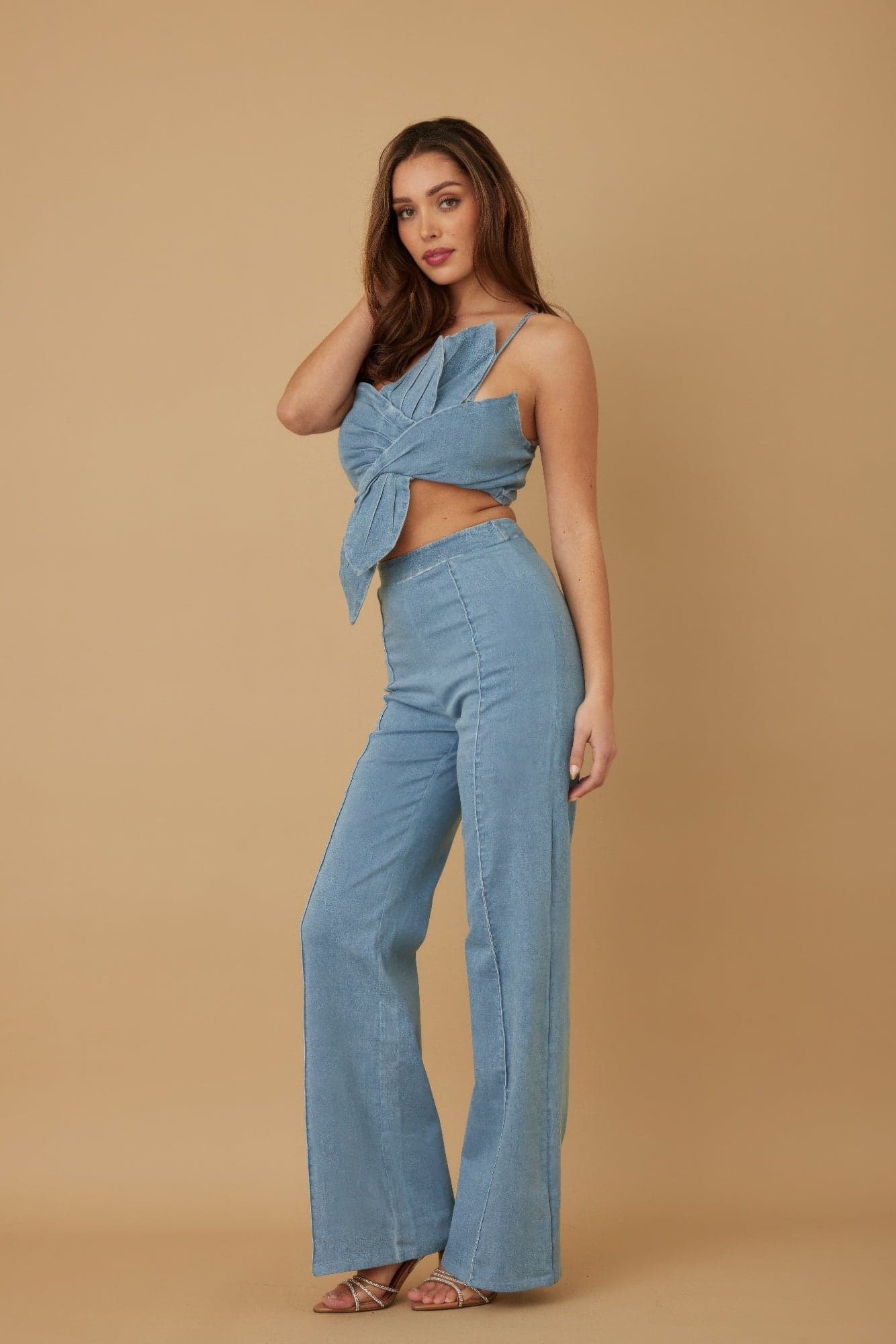 Single Strap Wrap Flower Set - M - Thumbnail 5