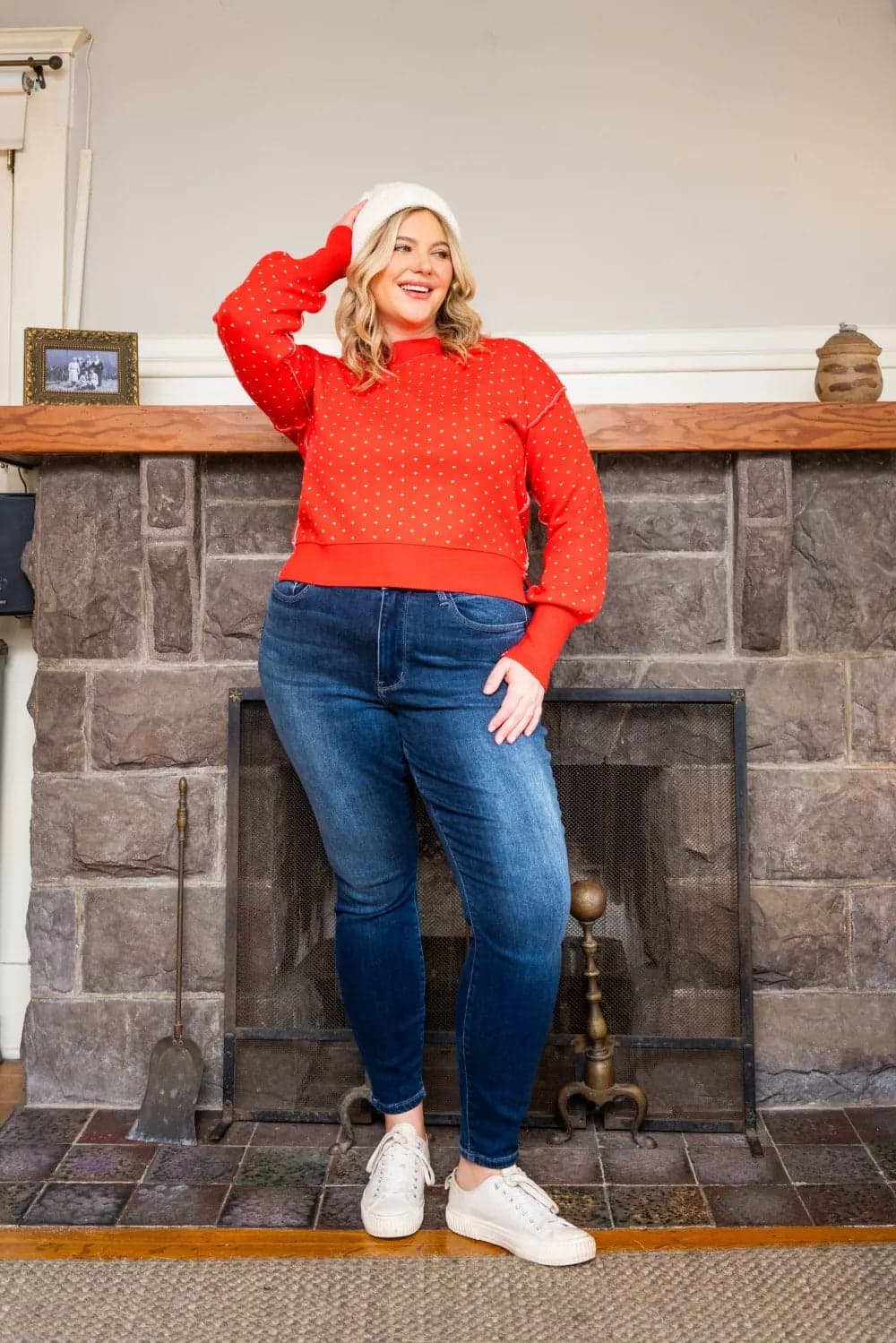 Judy Blue Full Size Washed Thermal Skinny Jeans Plus Size - DK / 22W - Thumbnail 12