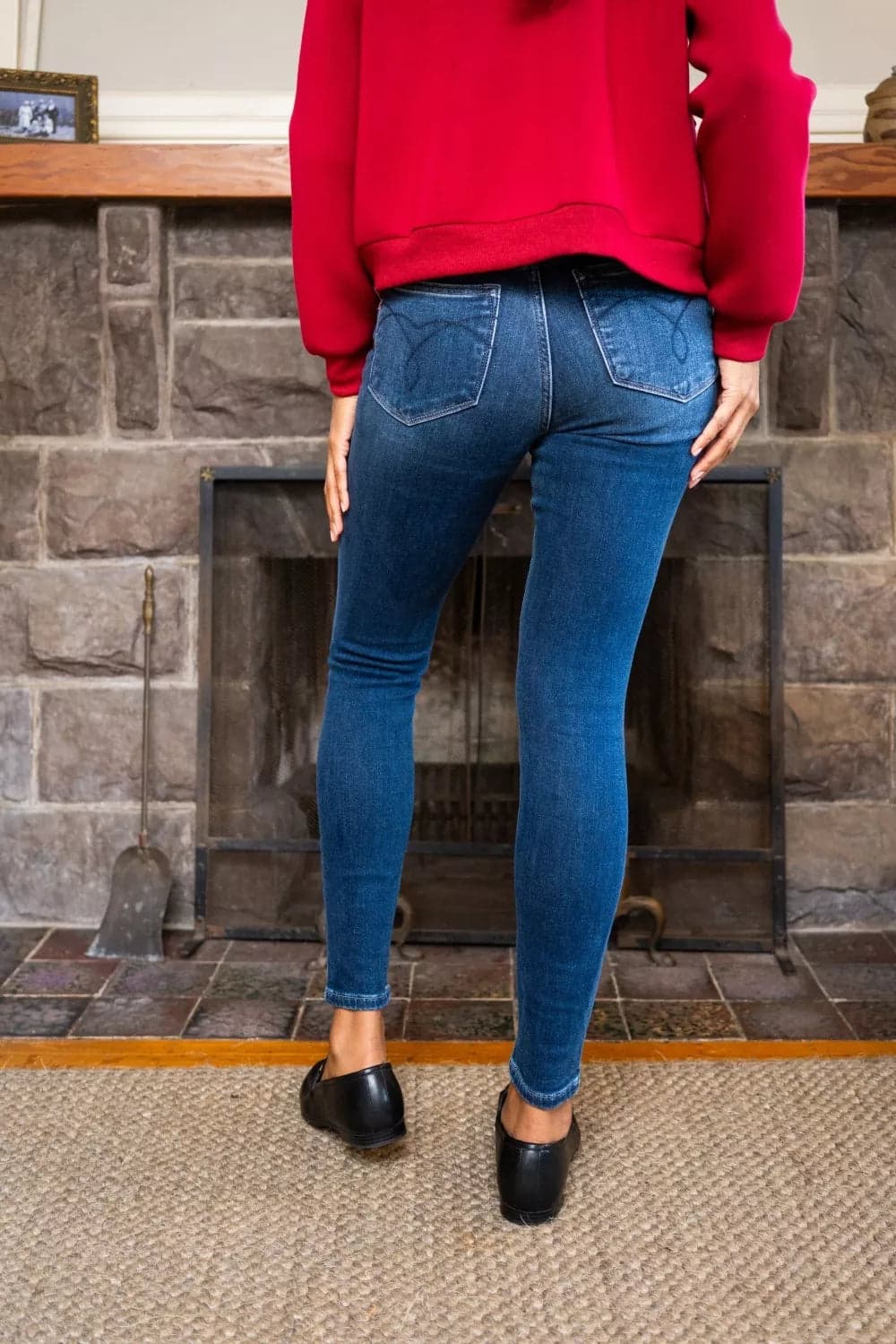 Judy Blue Full Size Washed Thermal Skinny Jeans Plus Size - DK / 20W - Thumbnail 6