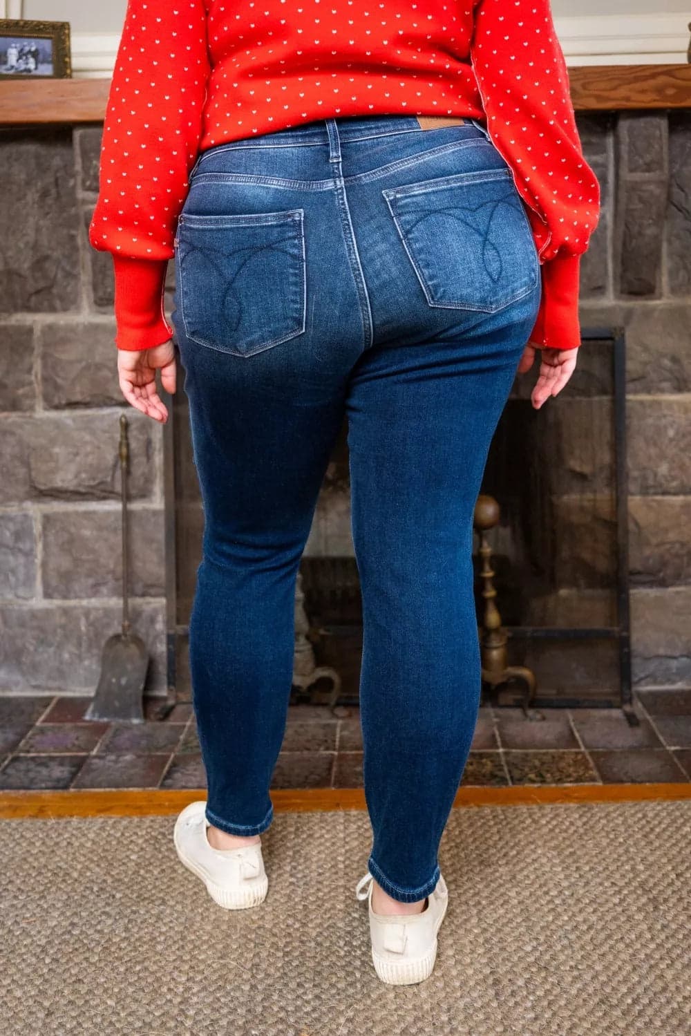 Judy Blue Full Size Washed Thermal Skinny Jeans Plus Size - DK / 22W - Thumbnail 15