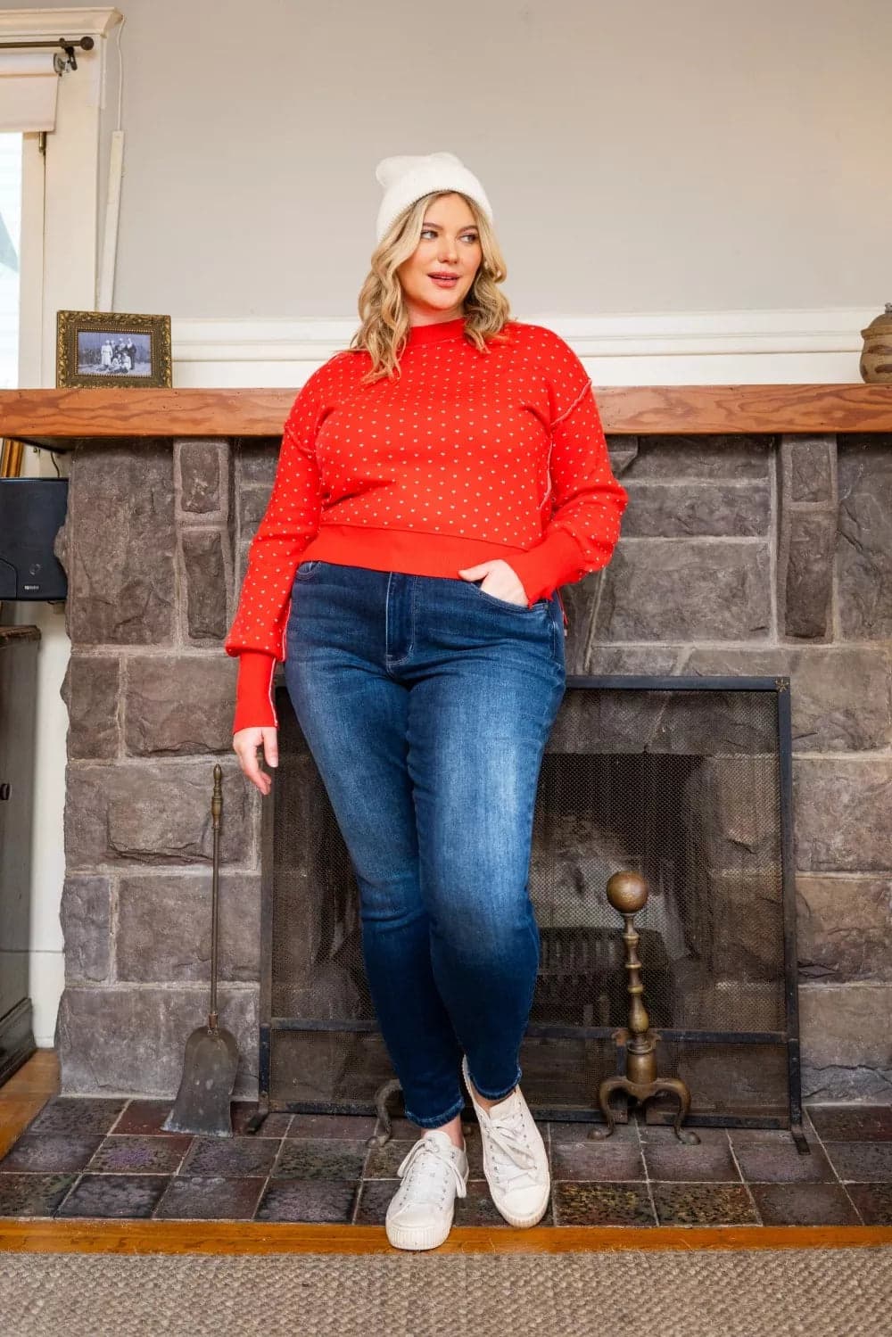 Judy Blue Full Size Washed Thermal Skinny Jeans Plus Size - DK / 16W - Thumbnail 13