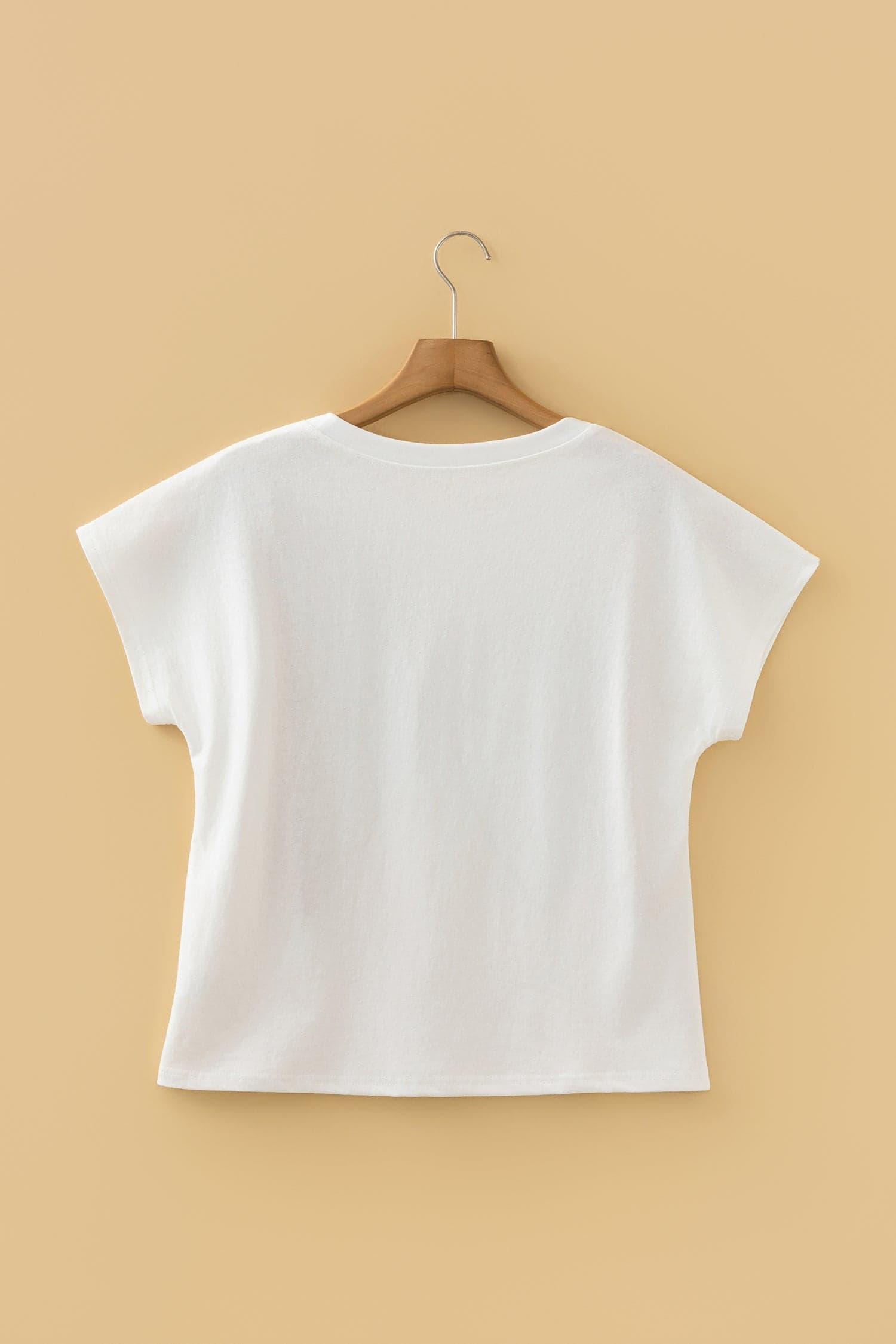 Leopard Bow Embroidered Short Sleeve T-Shirt - Pink / S - Thumbnail 7