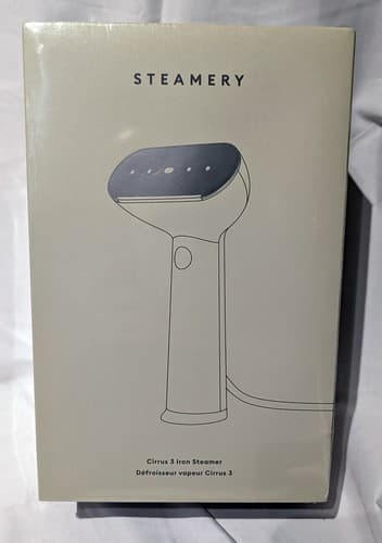Steamery Cirrus 3 Handheld Clothes Steamer 1200W Heated Ironing Plate Sand - NEW - Thumbnail 2