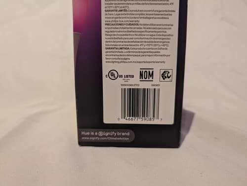 Philips Hue E26 White and Color Ambiance 60W Smart Light Bulb 2-Pack - NEW - Thumbnail 2