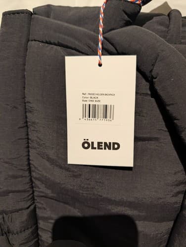 Ölend Padded Holden Backpack - Black - NEW - Thumbnail 3