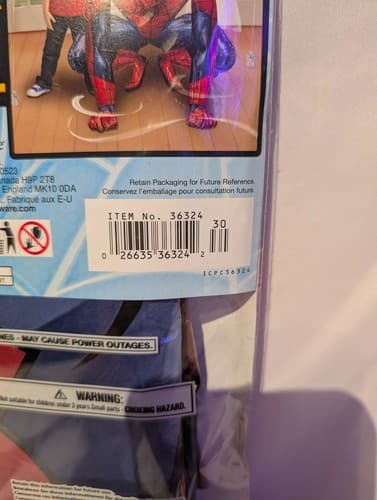 Marvel Spider-Man 36" Tall Giant Gliding Balloon Birthday Party Decoration - NEW - Thumbnail 3