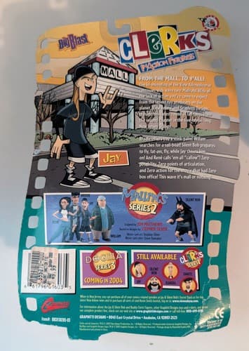 Clerks Inaction Figure - Jay - Mallrats Series 2 - NEW - Thumbnail 2