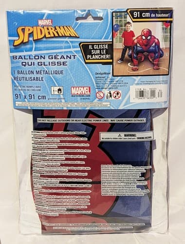 Marvel Spider-Man 36" Tall Giant Gliding Balloon Birthday Party Decoration - NEW - Thumbnail 2