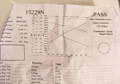 WAI Starter Motor for 2.3L Motors - 17729N - Open Box - Thumbnail 4