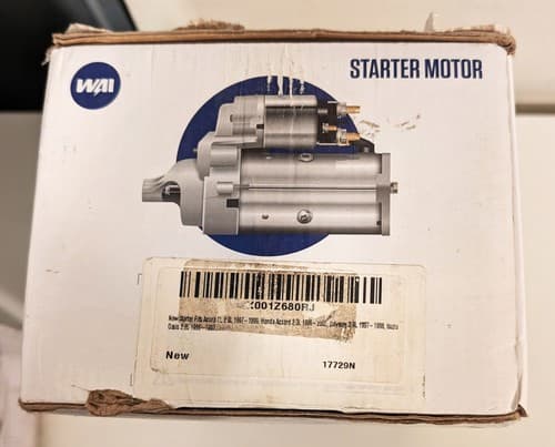 WAI Starter Motor for 2.3L Motors - 17729N - Open Box - Thumbnail 2