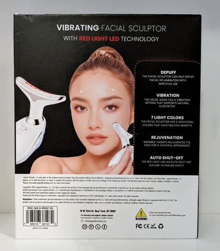 iHome Vibrating Facial Sculptor Device with Red Light LED Technology - NEW - Thumbnail 2