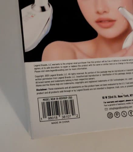 iHome Vibrating Facial Sculptor Device with Red Light LED Technology - NEW - Thumbnail 3