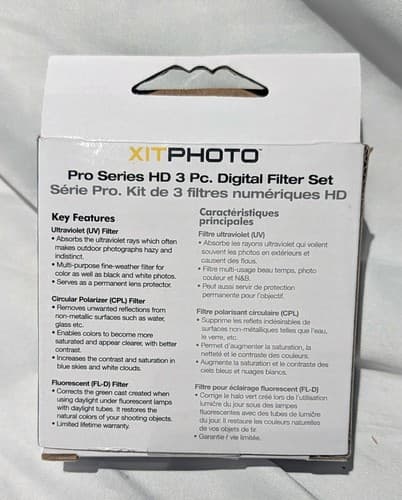 XIT Pro Series Multi-Coated Digital UV / FL-D & CPL Filters 67mm with Case - NEW - Thumbnail 3