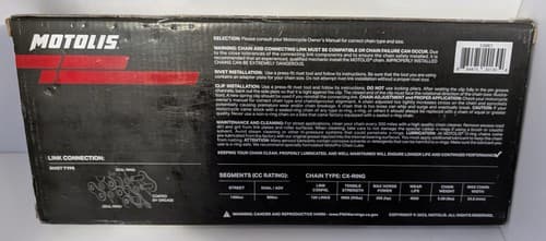 Motolis Motorcycle Chain MCX-530-120 - NEW - Thumbnail 2