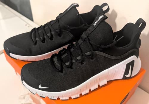 NIKE Free Metcon 6 - Black/White - Size 10 - Brand NEW - Thumbnail 2