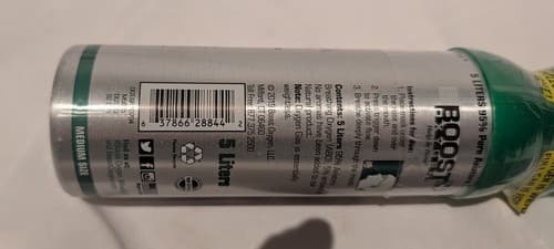 Boost Oxygen - Natural, Medium Size - 5 Liters - NEW - Thumbnail 2