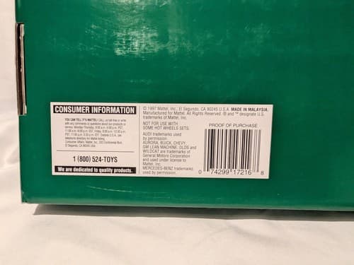 Hot Wheels 1997 Treasure Hunt 12 Cars Limited Edition Set, 1/5000 - NEW - Thumbnail 2