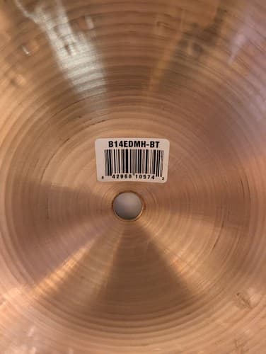 MEINL Byzance 14" Extra Dry Medium Hihat, Bottom - B14EDMH-BT - NEW - Thumbnail 3