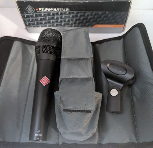 Neumann KMS 105 MT Condenser Microphone, Super-Cardioid, Matte Black - Thumbnail 2