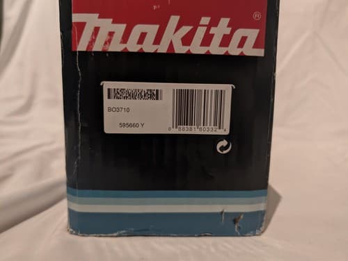 ​Makita BO3710 1/3 Sheet Electric Finishing Orbital Sander 11,000 OPM Blue - NEW - Thumbnail 3