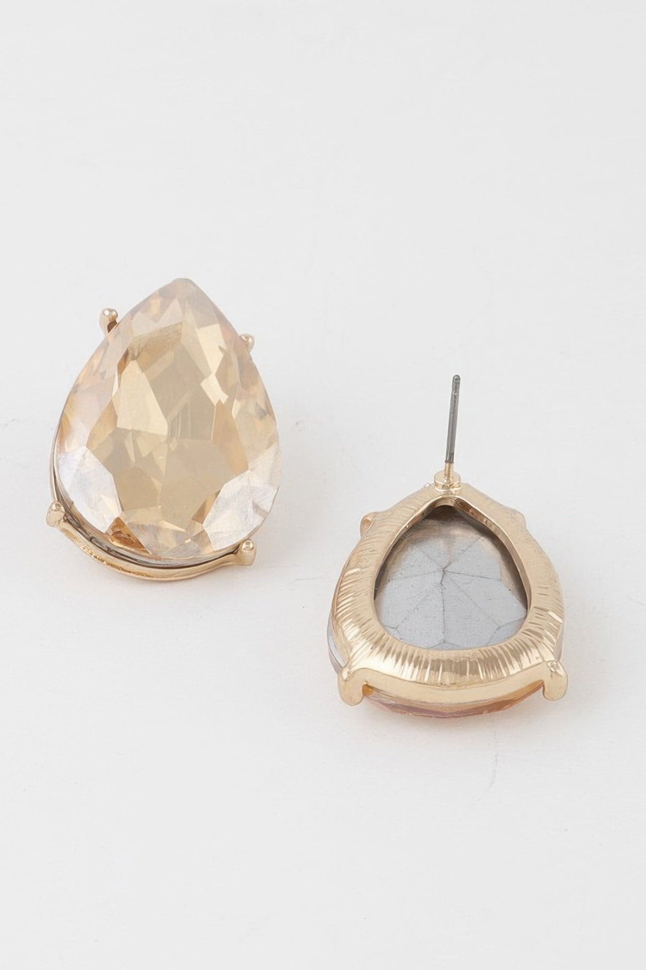Luxury For You Teardrop Earrings - Gold Fuschia - Thumbnail 5