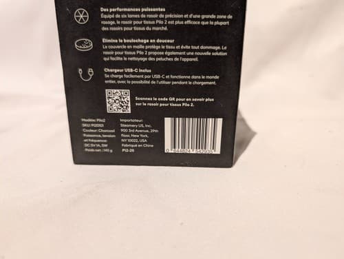 Steamery Pilo 2 Fabric Shaver Lint & Pilling Remover for Clothes & Fabrics - NEW - Thumbnail 2
