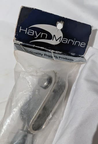 Hayn Marine 12TFBJ Double Toggle Jaw Turnbuckle 1/2" Jaw 1/2" Pin Chrome - NEW - Thumbnail 2