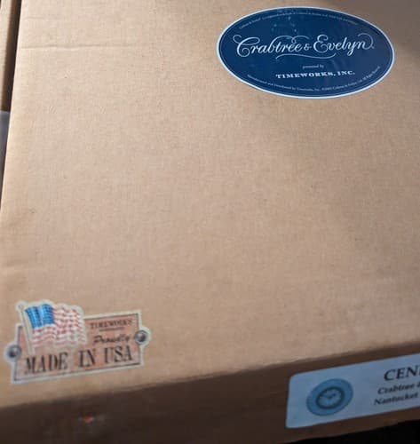 Crabtree & Evelyn Nantucket Briar 14" Wall Clock - CENBZ14 - NEW - Thumbnail 5