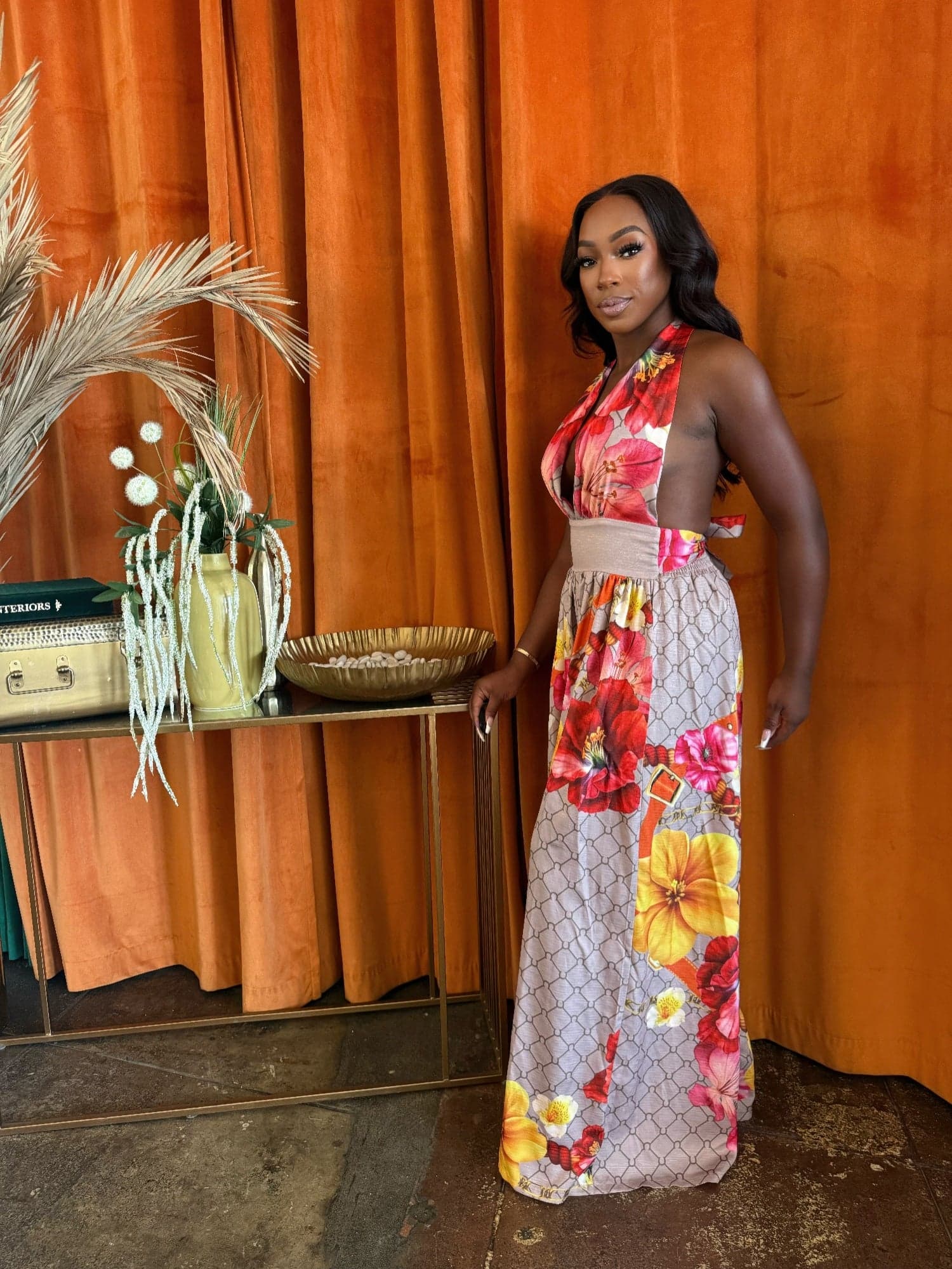 Paradise Bloom Jumpsuit - S - Thumbnail 2