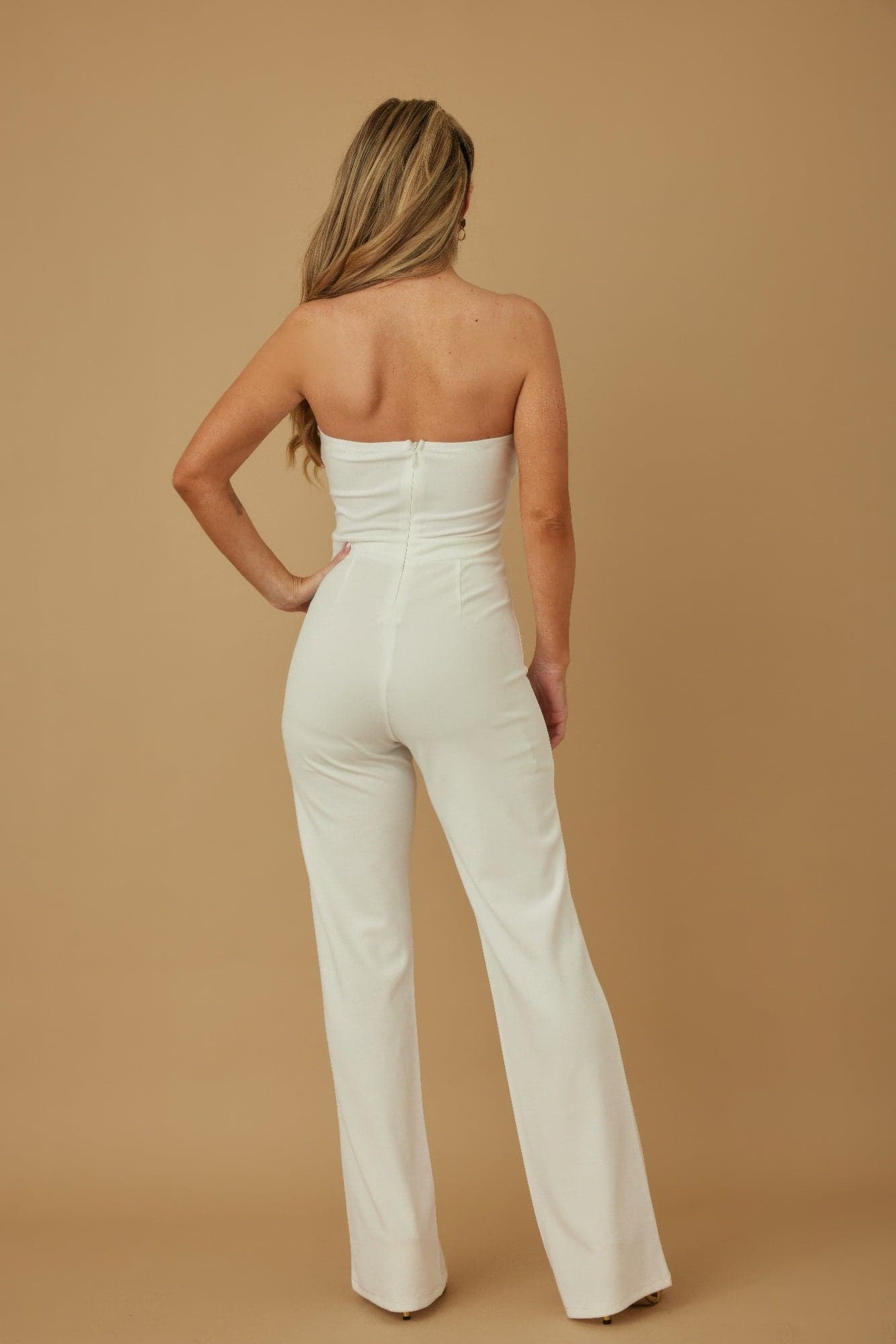 Threaded Twisted Rope Knot Tie Jumpsuit - L - Thumbnail 5