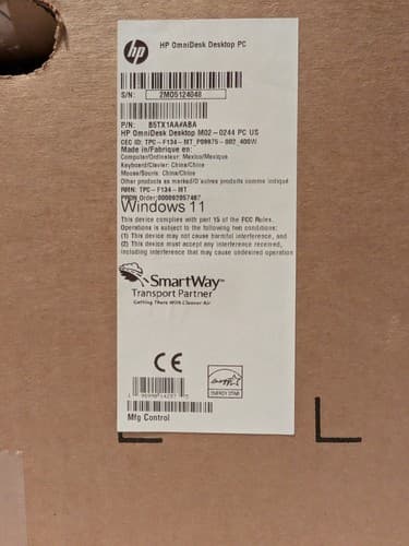 HP OmniDesk - AMD Ryzen 7 8700G / 16GB RAM / 1TB SSD / GeForce RTX 3050 - NEW - Thumbnail 3