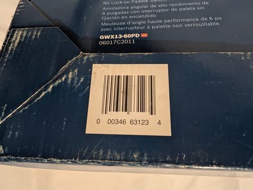 Bosch GWX13-60PD 6" Inch X-LOCK Angle Grinder + No Lock-On Paddle Switch - NEW - Thumbnail 3