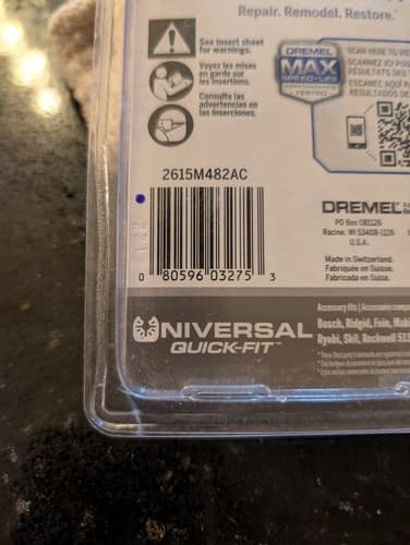 Dremel MM482 MULTI-MAX Universal Quick Fit Cutting Blade - NEW - Thumbnail 3