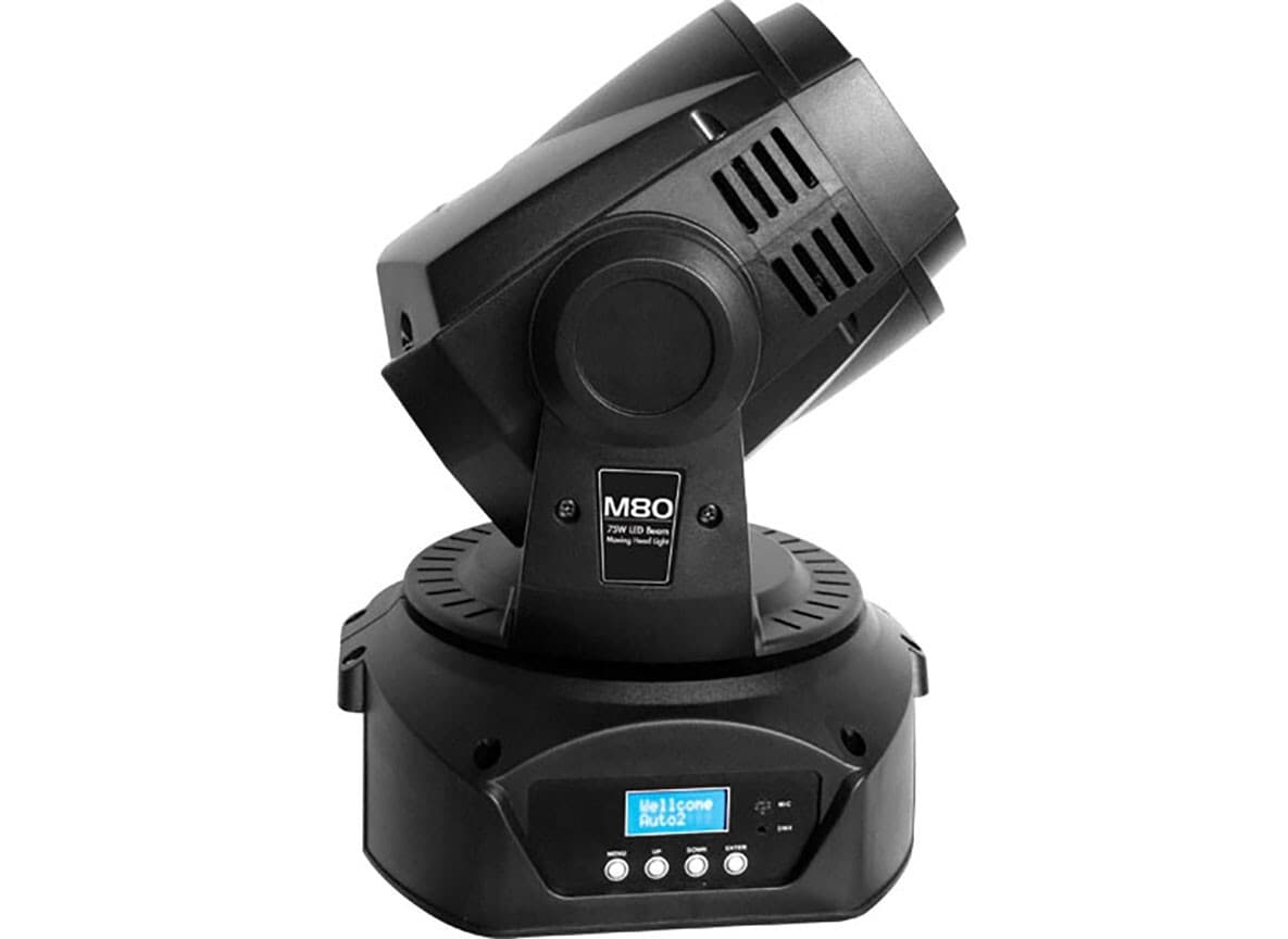 Nissindo M80 - 75W LED Beam Moving Head Light - NEW - Thumbnail 2
