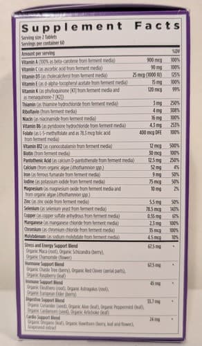New Chapter Women's Advanced Multivitamin - 120 Tablets - EXP 06/26 - NEW - Thumbnail 2