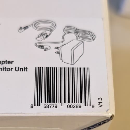 Infant Optics LDX220C Round-Pin Power Cord Adapter for DXR-8 Monitor Unit - NEW - Thumbnail 2