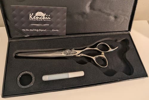 Kenchii X1 6.5" Straight Shear, Stainless Steel Scissor - KEX165 - NEW - Thumbnail 2