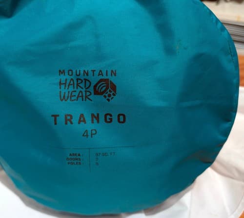 Mountain Hardwear Trango 4-Person Camping Tent Blue (57 Square Ft) - Thumbnail 2