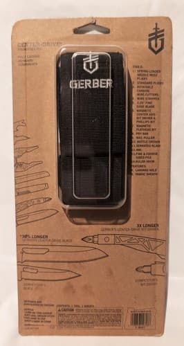 ​Gerber Gear Stainless Steel Center-Drive Multi-Tool w/Sheath Silver/Black - NEW - Thumbnail 2