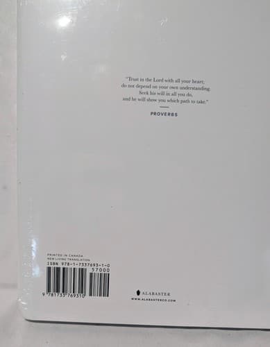 Book of Proverbs - Alabaster Bible Hardcover 2019 By Alabaster Co - NEW - Thumbnail 2
