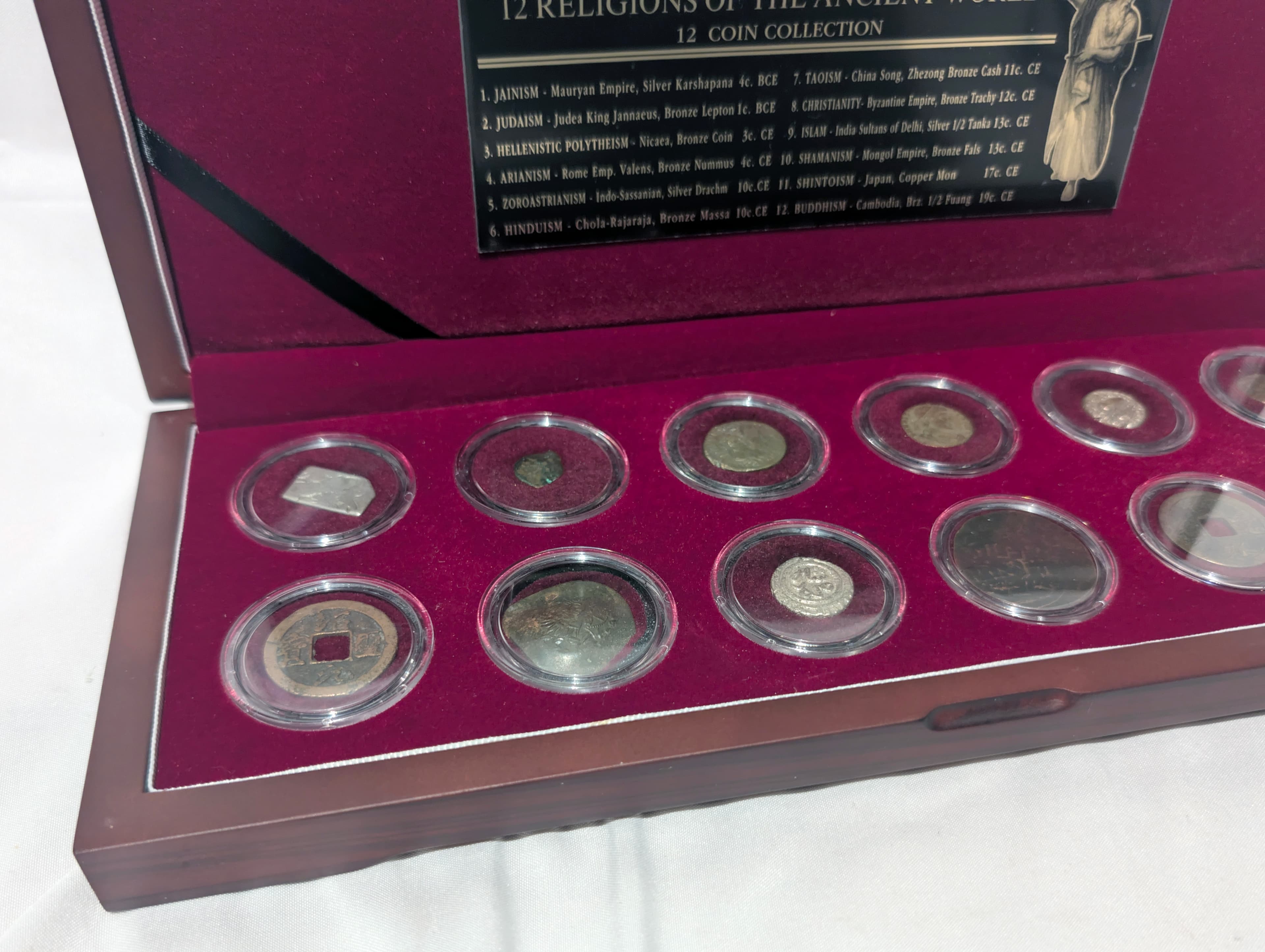 12 Ancient World Religions 12-Coin Collection Set - with COA - Thumbnail 2
