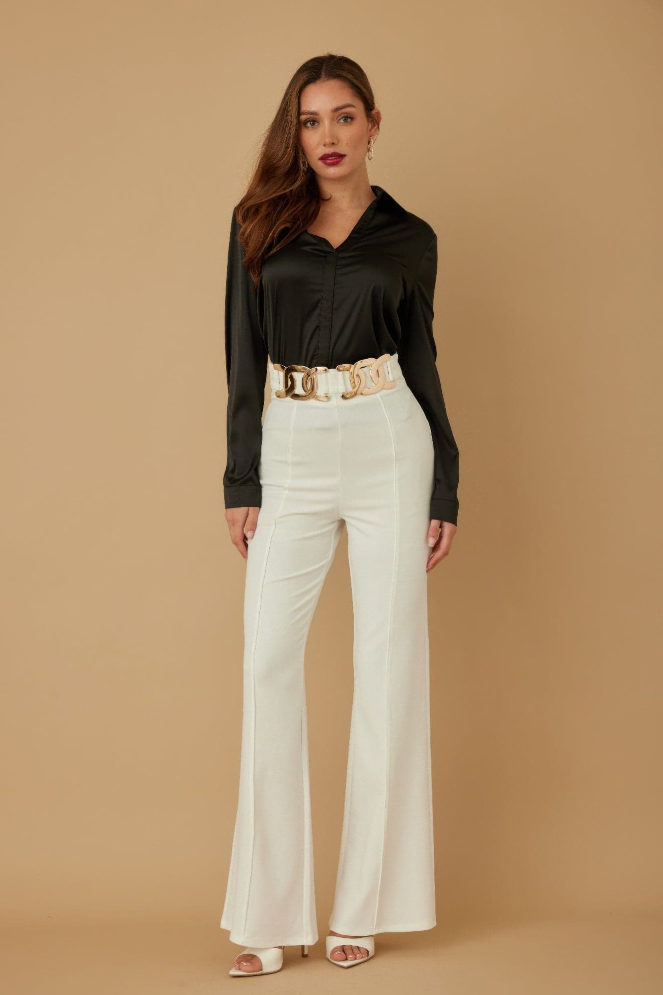 High Waist Fashion Pants - L
