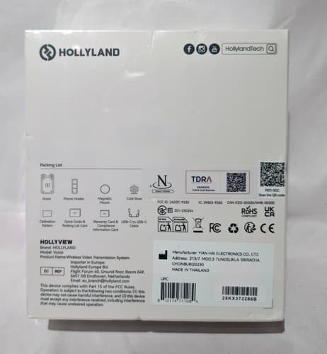 Hollyland Vcore Wireless HDMI Video Transmission System 4K30 Low Latency - NEW - Thumbnail 2