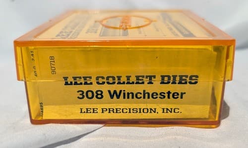 Lee Collet Dies Set 308 Winchester Neck Sizing Die & Bullet Seater (90718) - NEW - Thumbnail 3