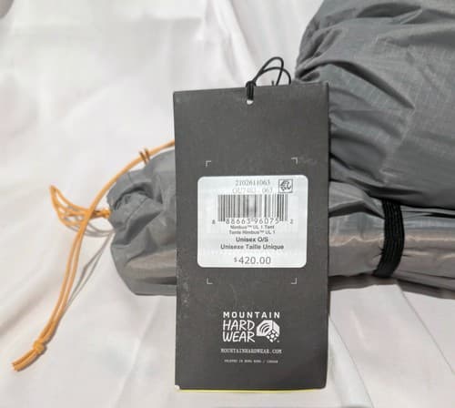 ​Mountain Hardwear Nimbus UL 1 Person Camping Tent Unisex One Size Gray - NEW - Thumbnail 2